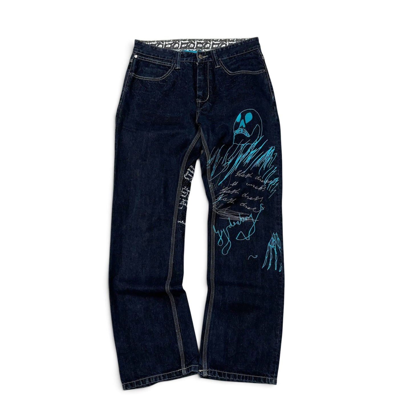 Y2K Artiful Dodger Dark Wash Jeans Size 32