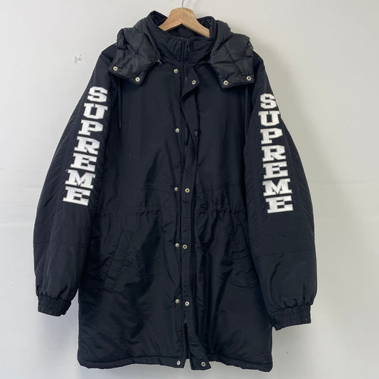 Supreme Sleeve Logo Sideline Parka jacket L