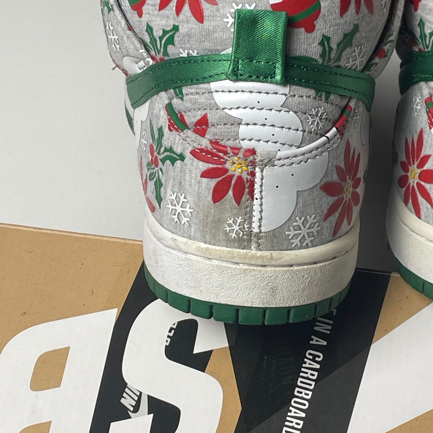 Nike dunk sb high Concepts Ugly Christmas Sweater Grey 9.5
