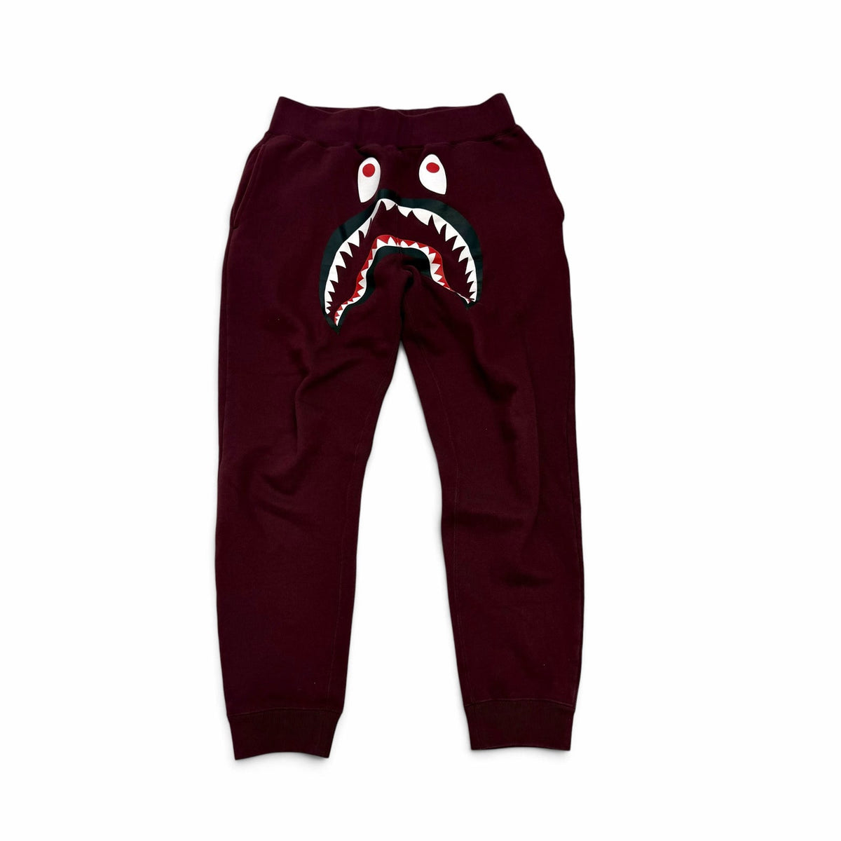 A Bathing Ape Red Bape Shark Sweatpants M