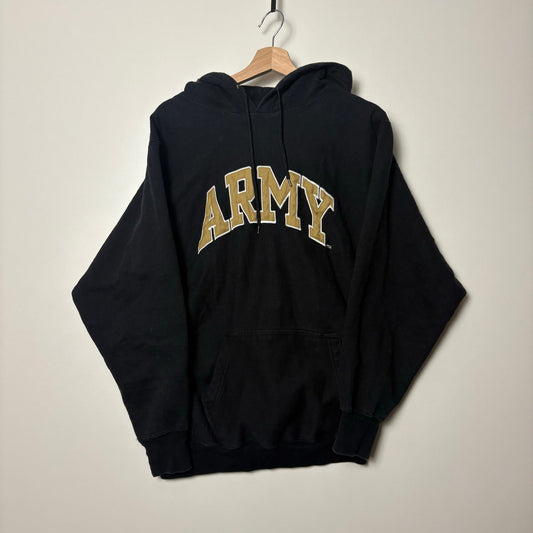 Vintage military army college spellout hoodie M