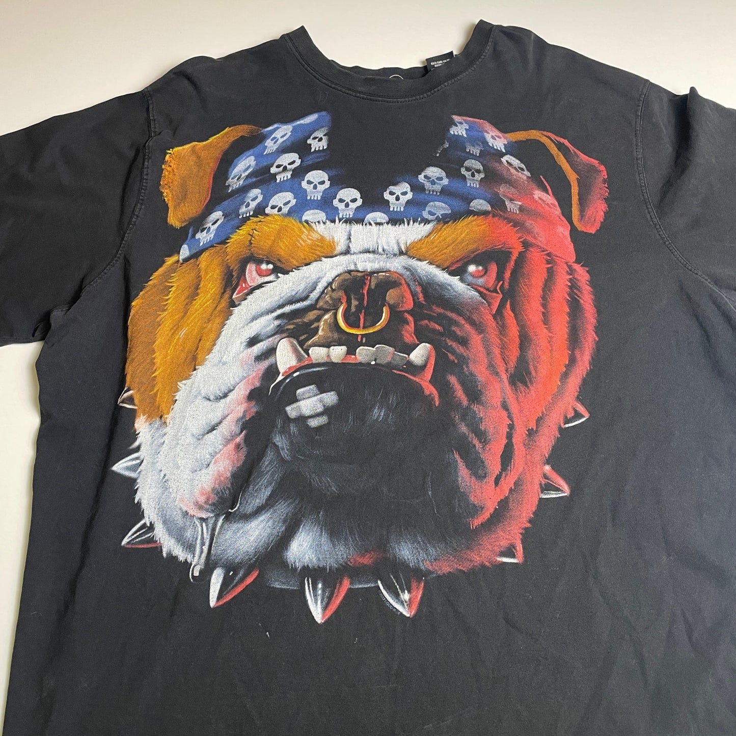 LIQUID BLUE bulldog tee 3xl