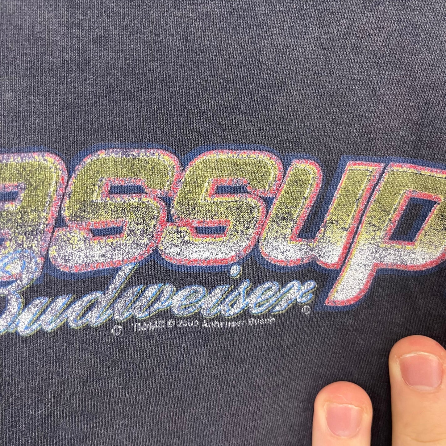 Vintage Vintage Budweiser Wassup! T-Shirt L