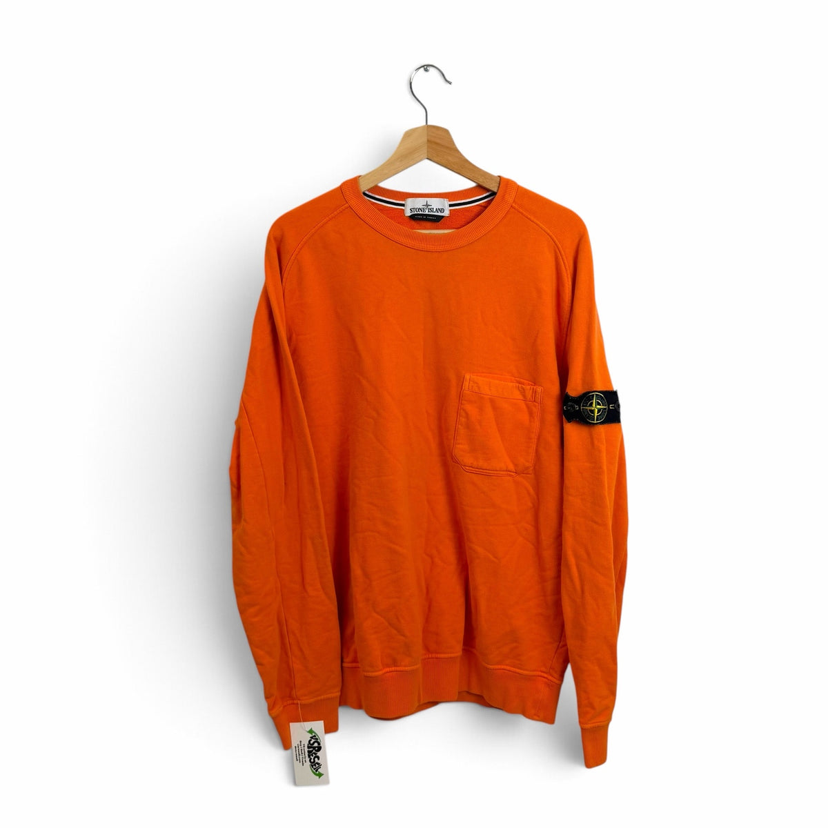 Stone Island Orange pocket Sweater XL