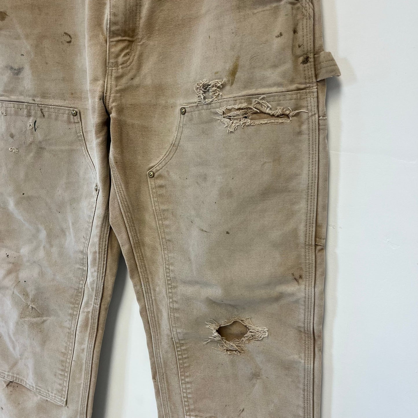Vintage Carhartt Distressed Double Knees 34