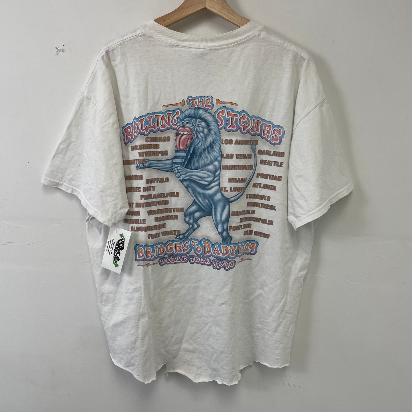 Vintage The Rolling Stones T Shirt XL