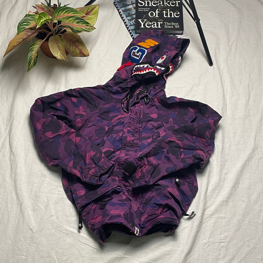 Bape purple camo ski snowboard jacket S