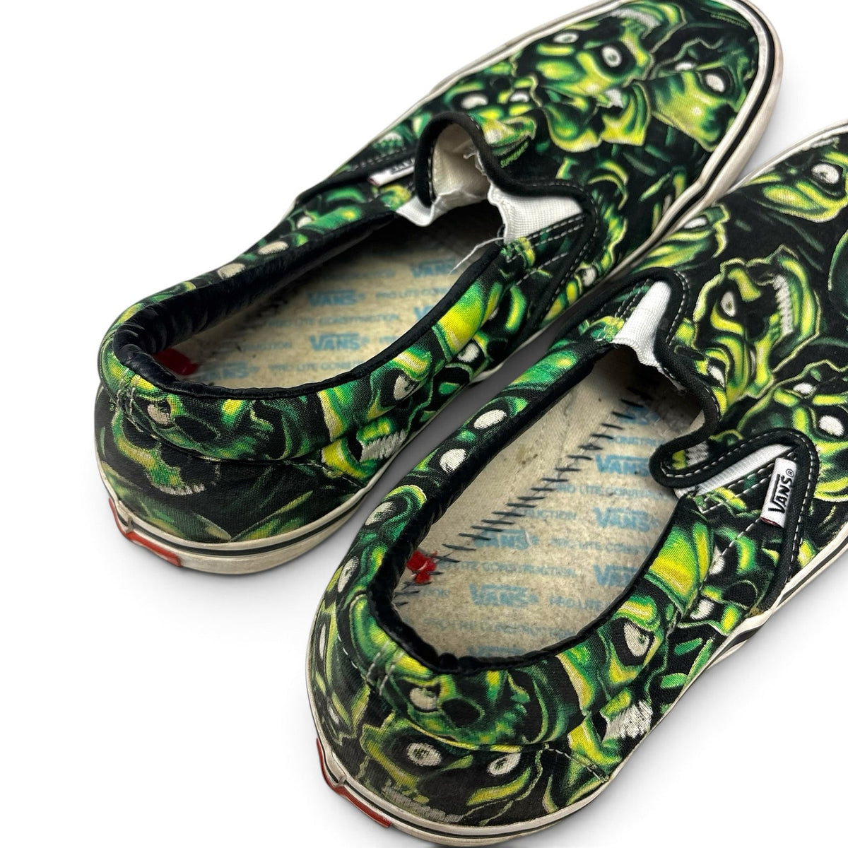 Supreme X Vans Slip On "Glow In The Dark Skull Pile" 11