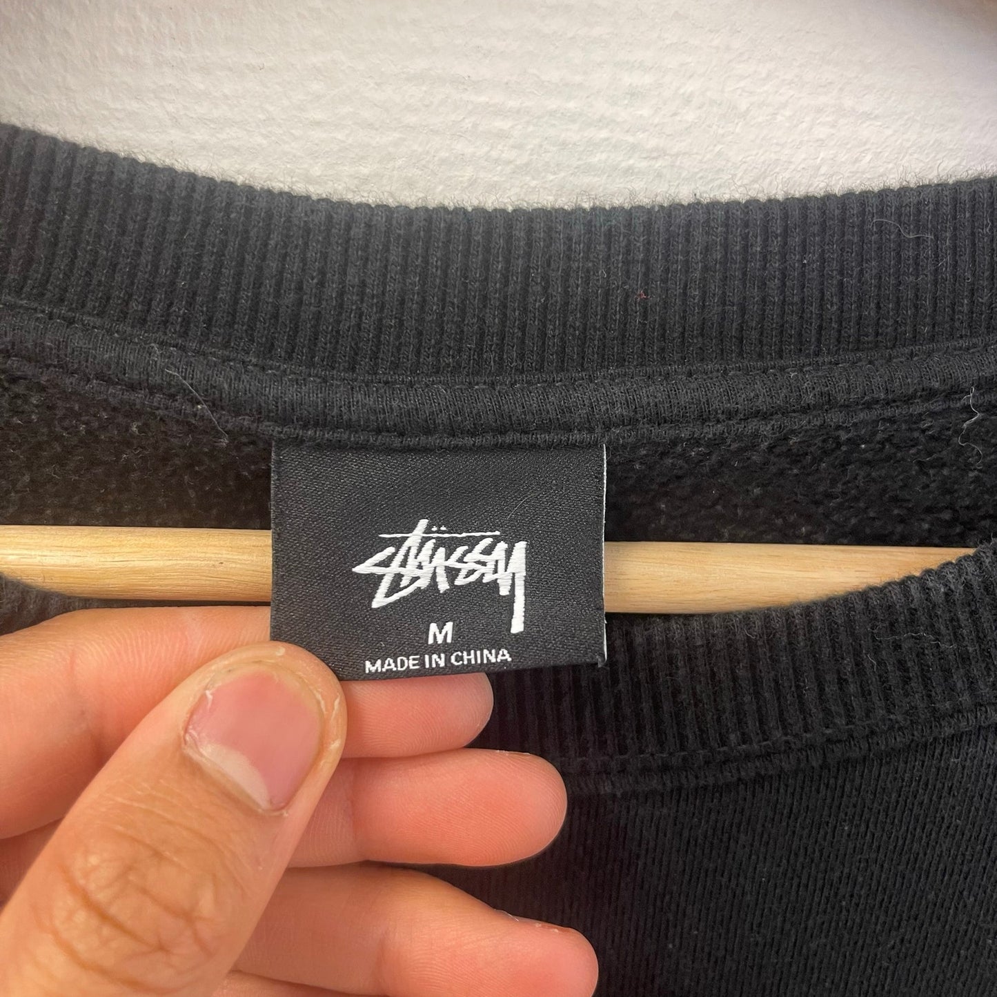 Stussy toronto black crewneck M
