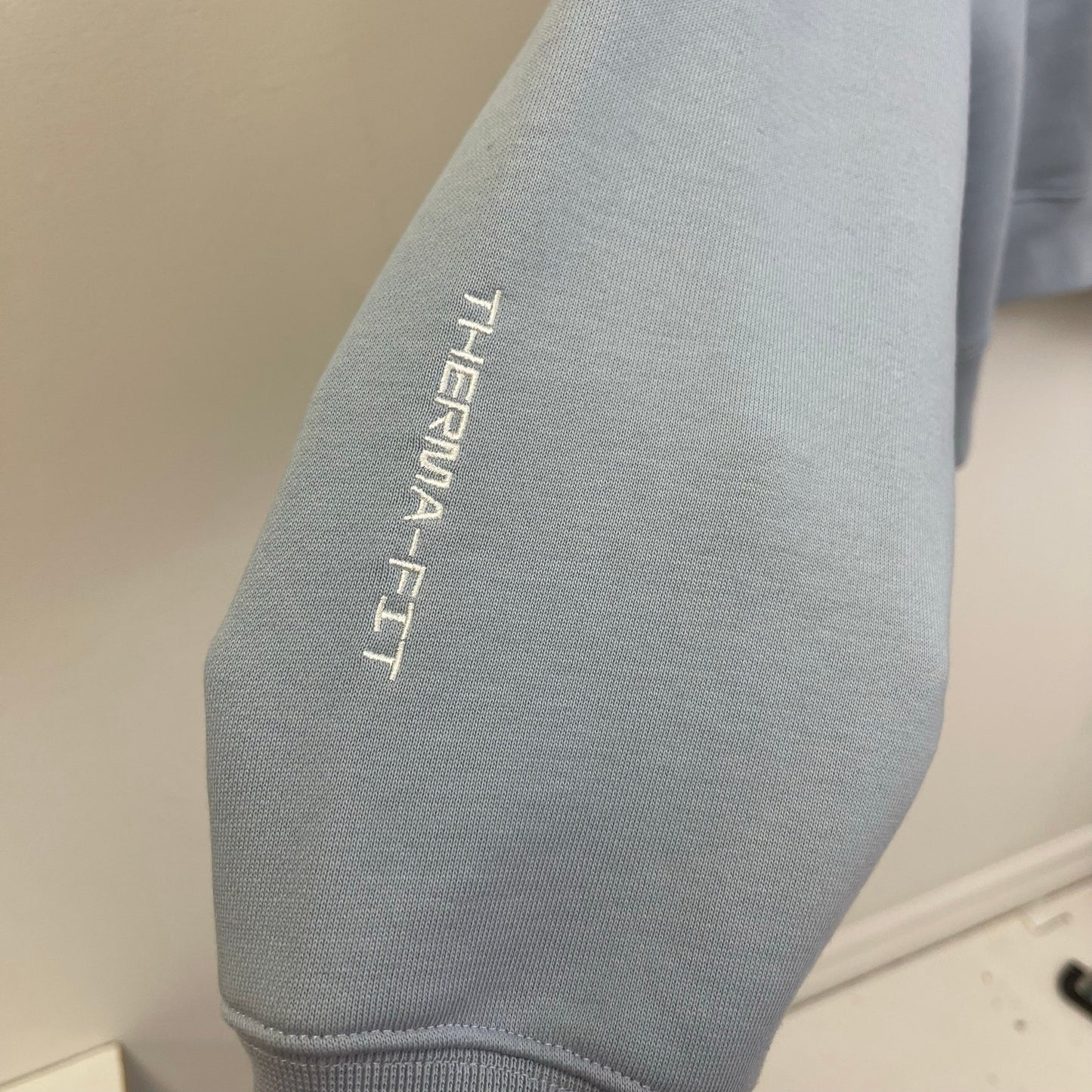Nike ACG blue cropped middle swoosh hoodie XS