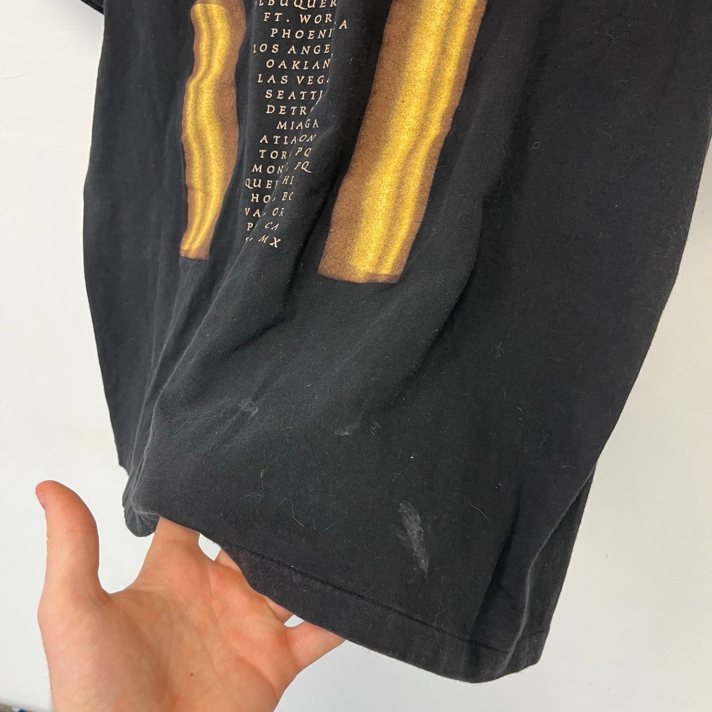 Vintage Black The Rolling Stones 97-98 T-Shirt L
