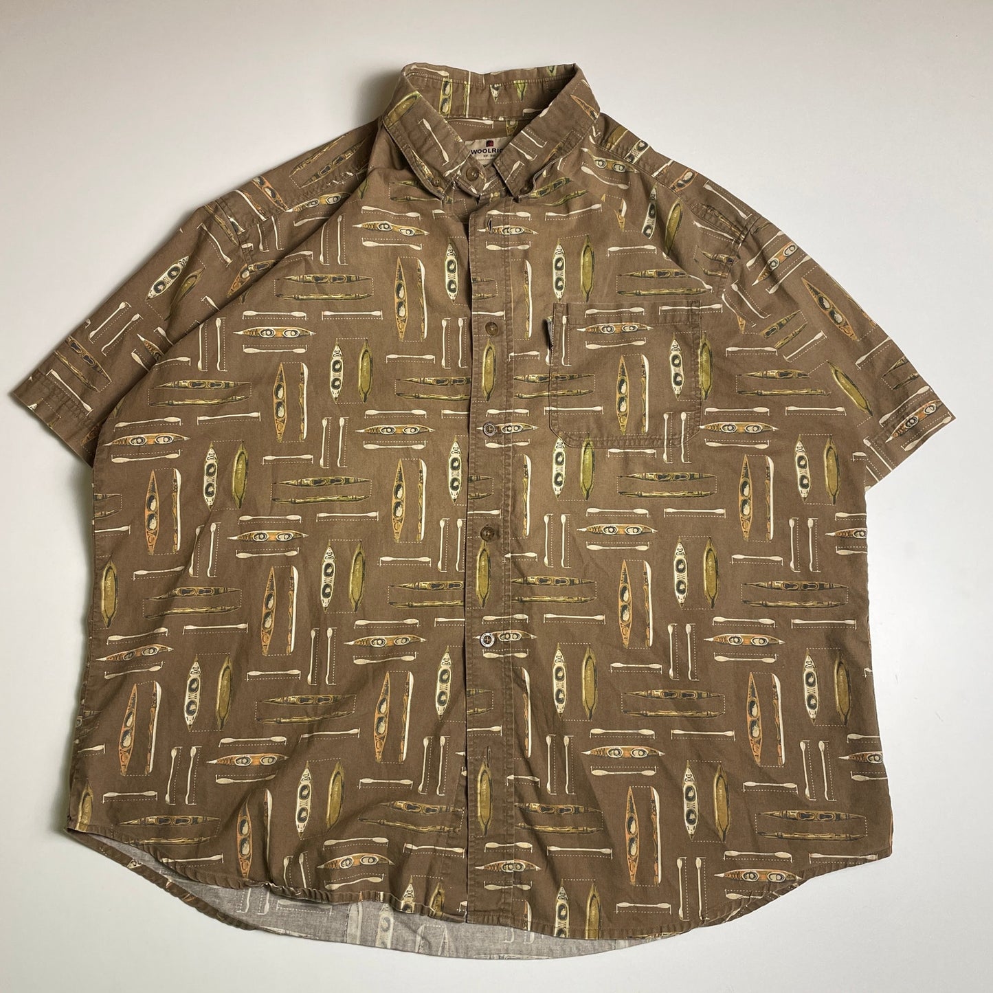 Vintage Woolrich patterned button up XL