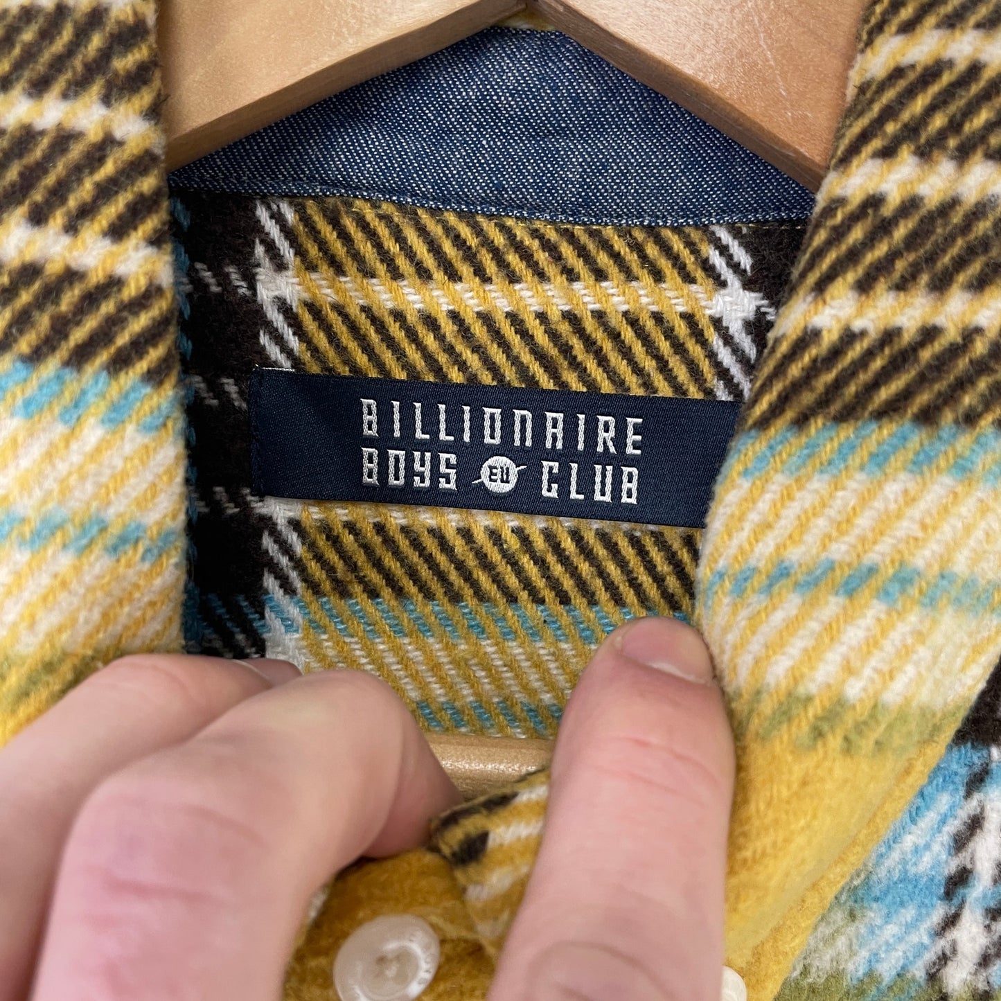 Billionaire boys club heavyweight flannel shirt L