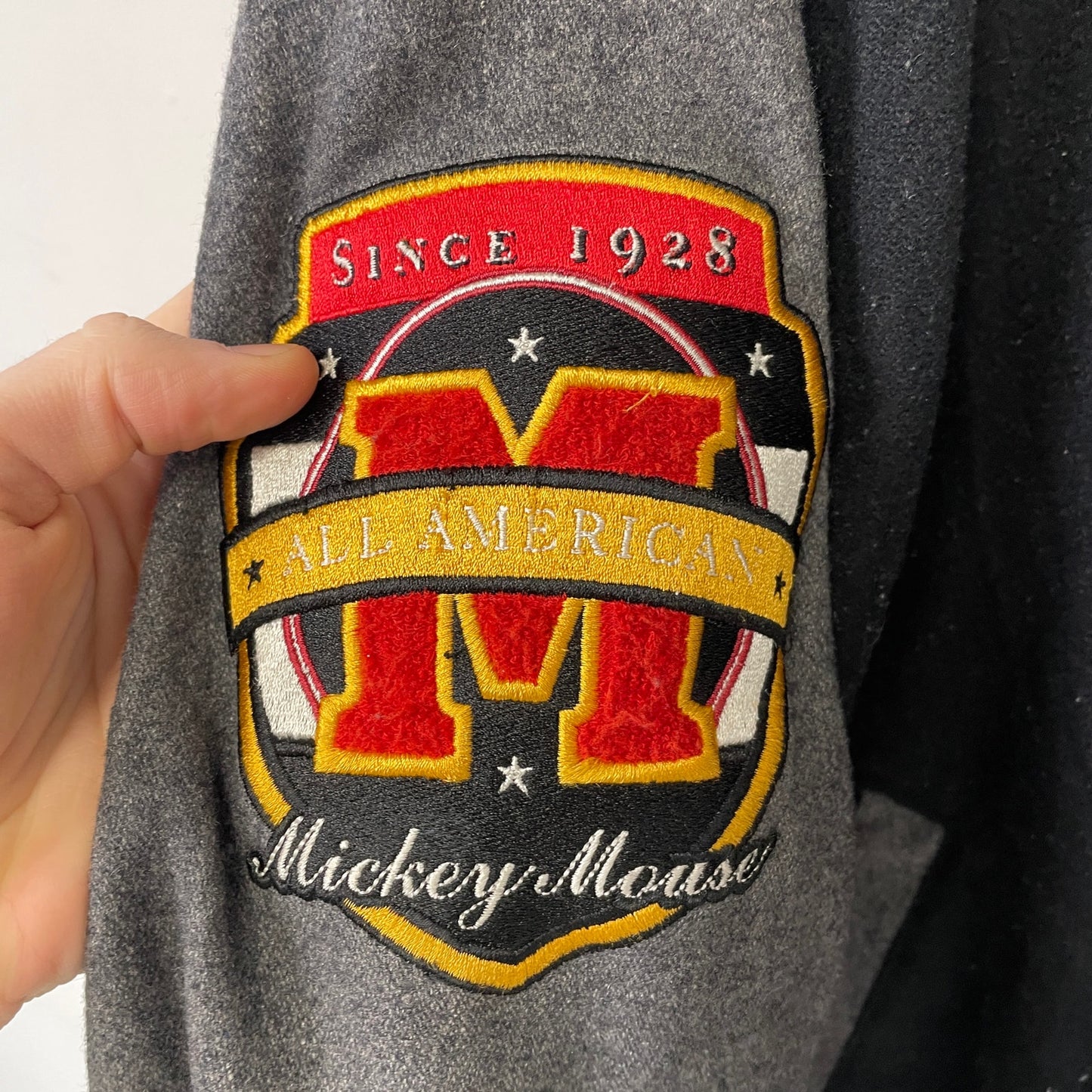 Vintage Mickey Mouse Varsity Jacket XL