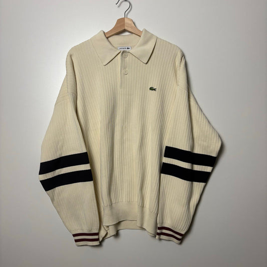 Lacoste French Made Relaxed Fit Cotton knit Sweater XXL