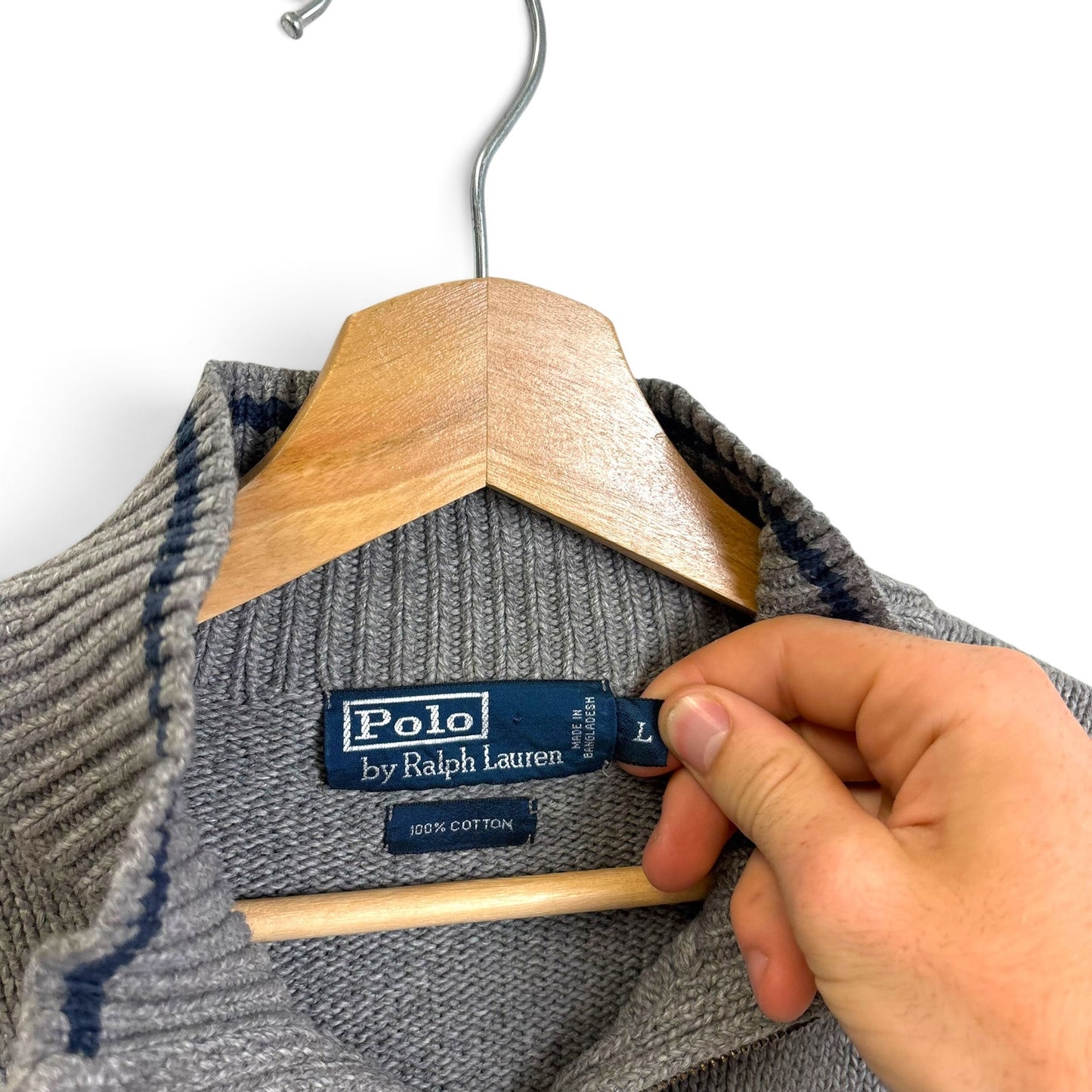 Vintage Polo Ralph Lauren 1/4 Zip L