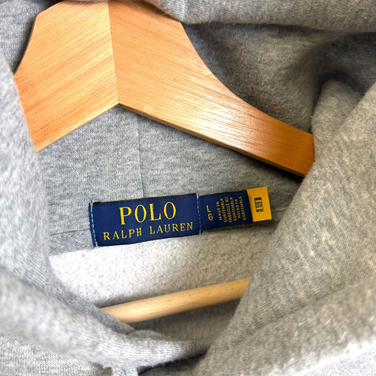 Polo Bear Ralph Lauren Grey Hoodie L