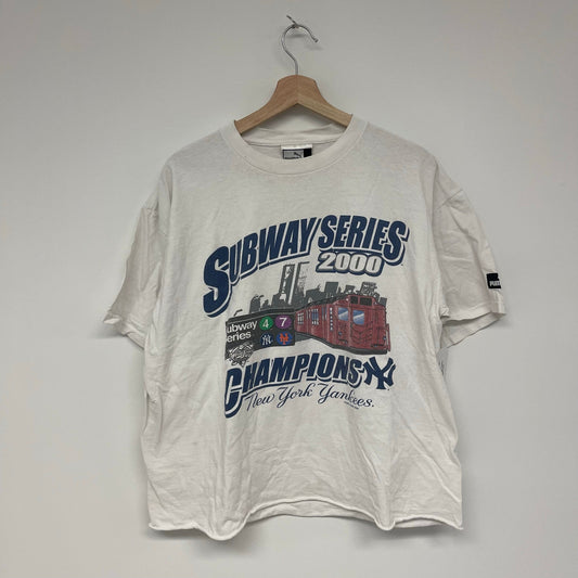Vintage 2000 world series new york yankees tee shirt L