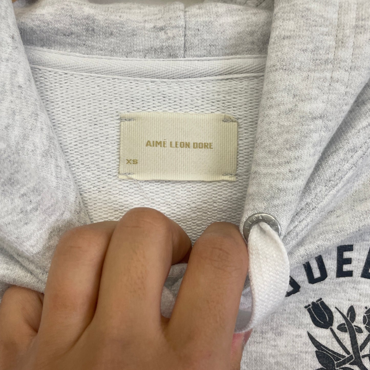 Aime Leon Dore ALD crest queens logo hoodie XS DS