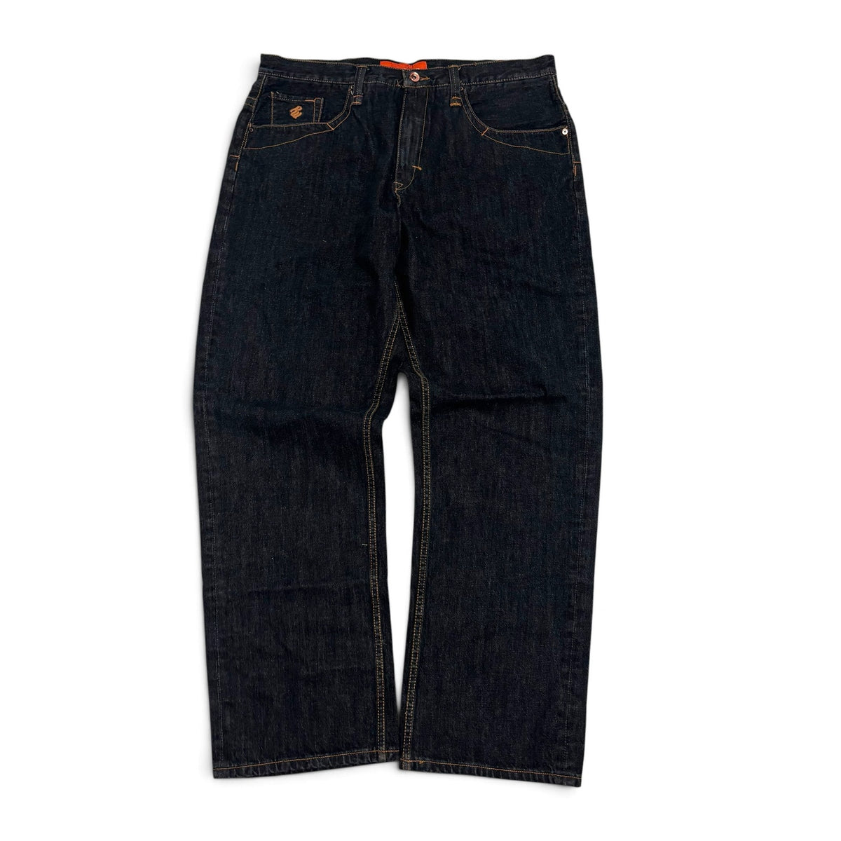 New Vintage Roca Wear USSR Black Denim Jeans 38