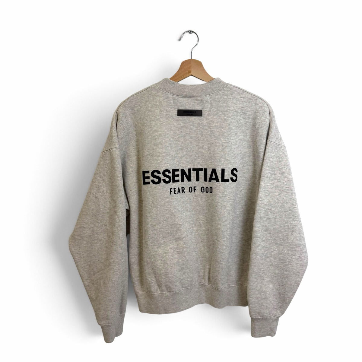Essentials Fear Of God Sweatshirt Grey Size M