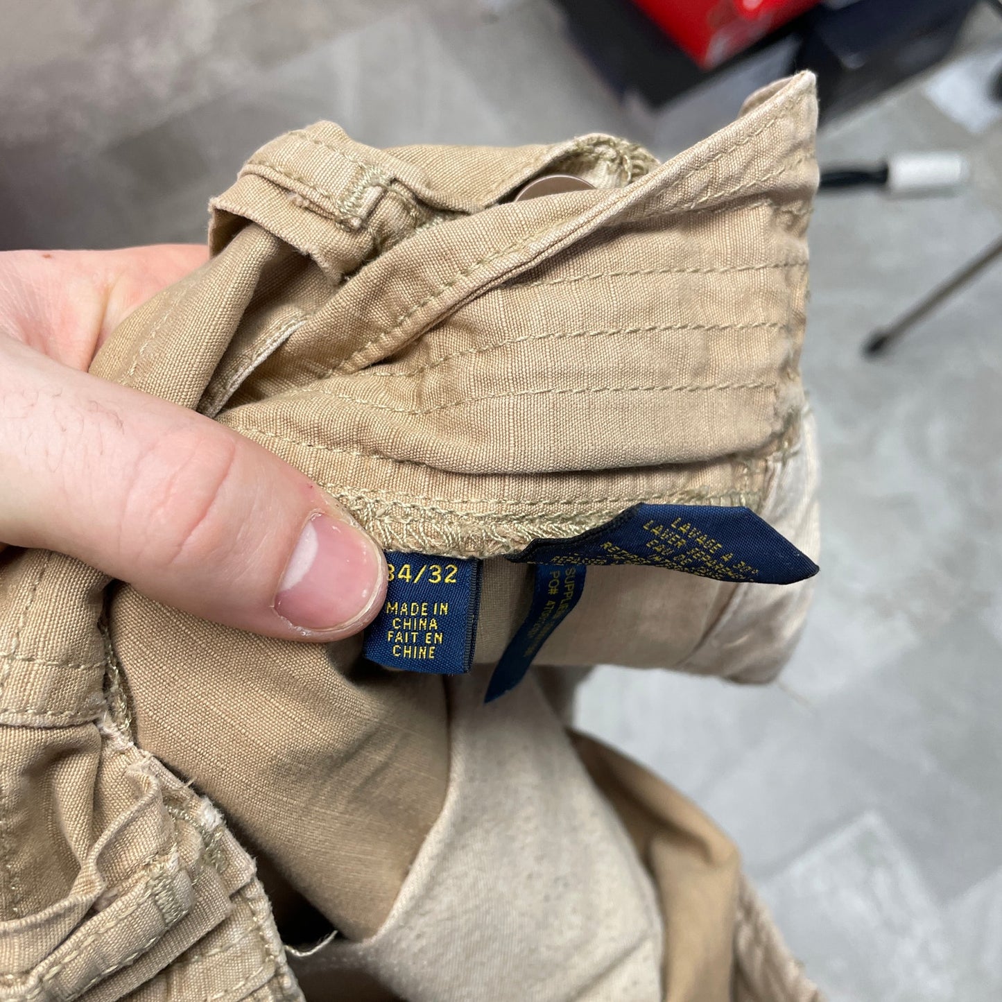 Vintage polo ralph lauren military cargo pants 34