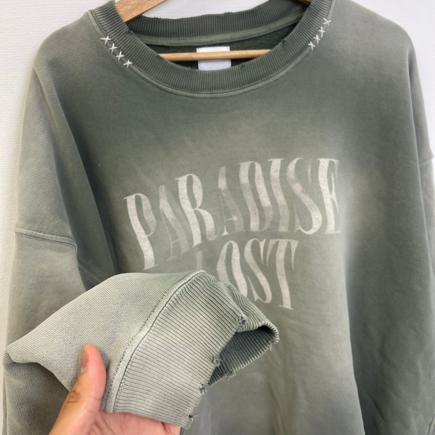 Alchemist Green 'Paradise Lost' Sweatshirt XL