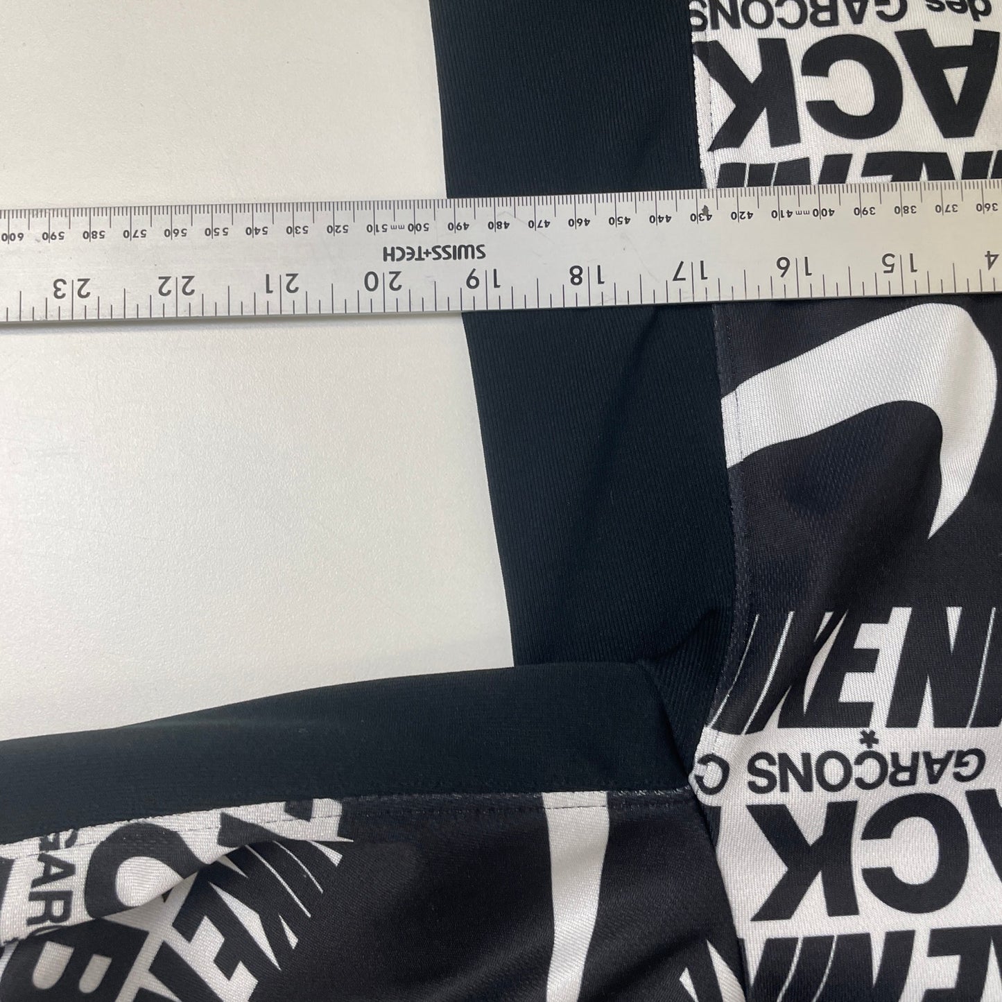 Nike commes des garcon all over print zip up hoodie M
