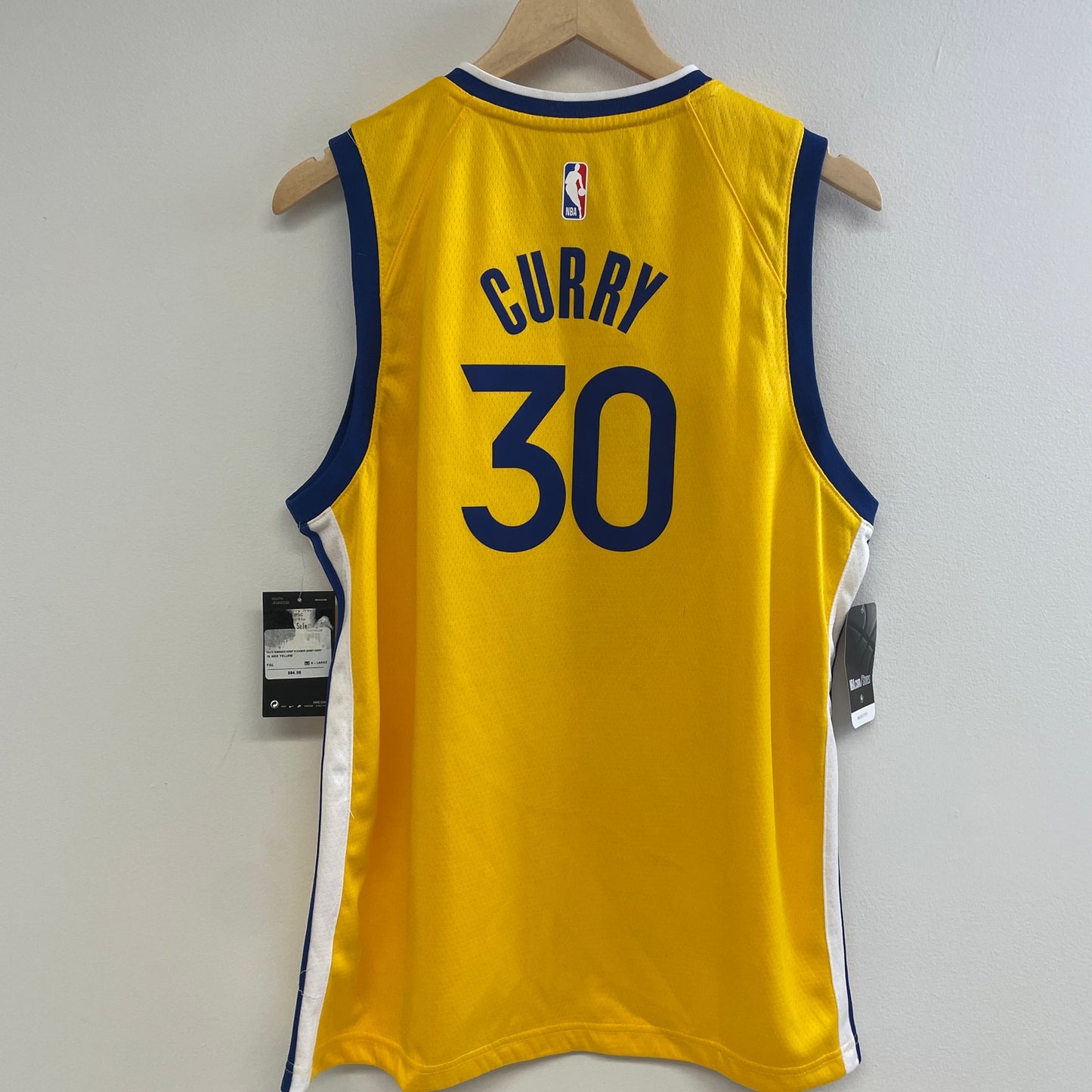 Warriors The Bay Gold Swingman Nike Jersey XL