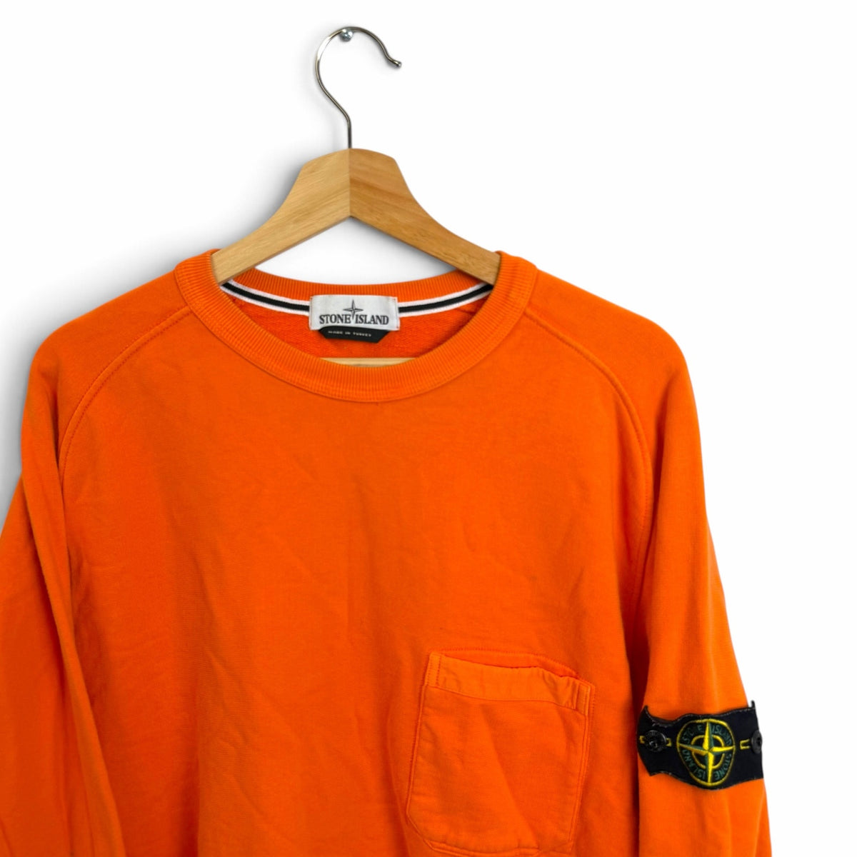 Stone Island Orange pocket Sweater XL