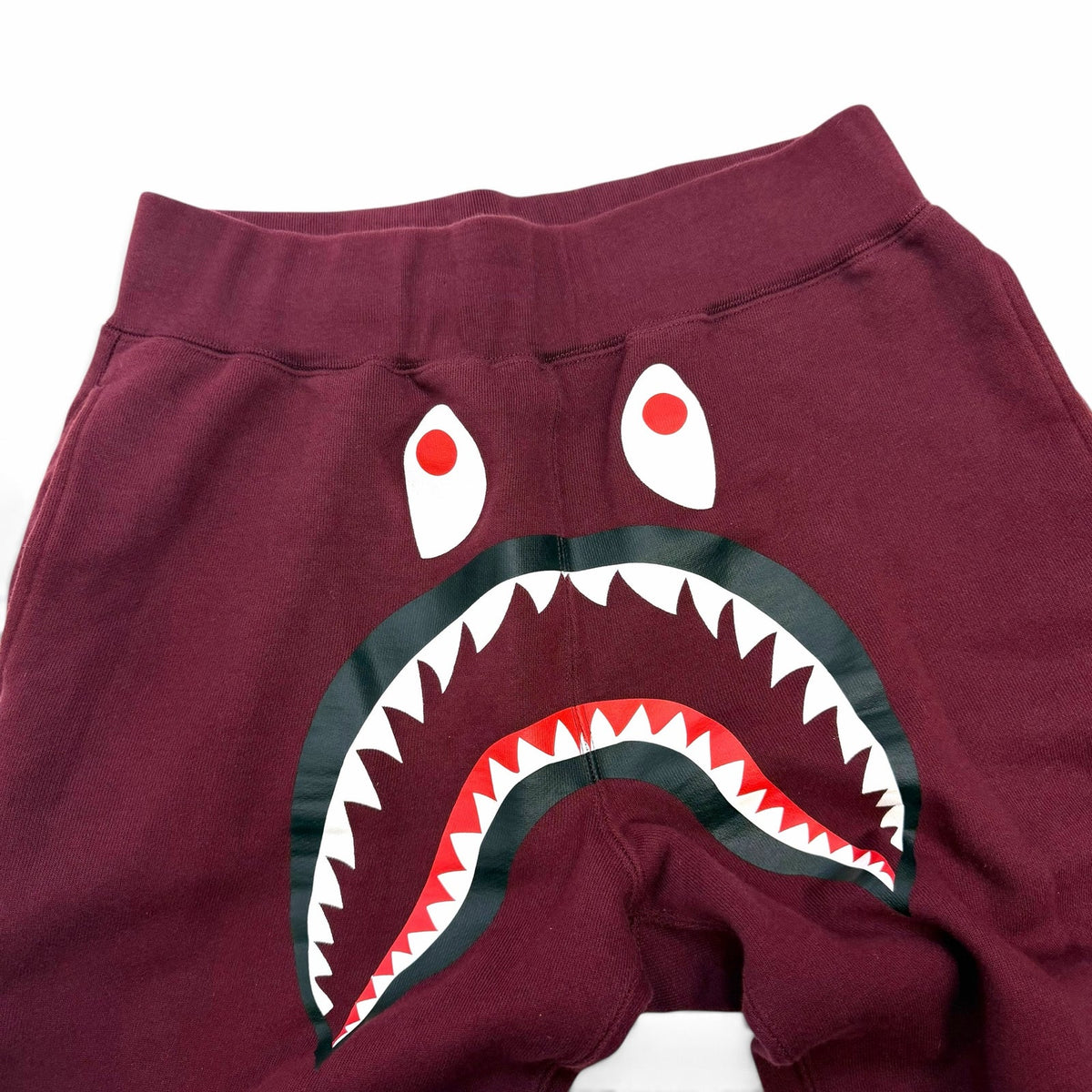 A Bathing Ape Red Bape Shark Sweatpants M