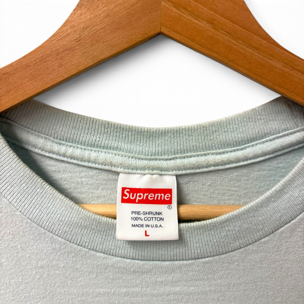 Supreme Diamod Tee Pale Blue FW21 L