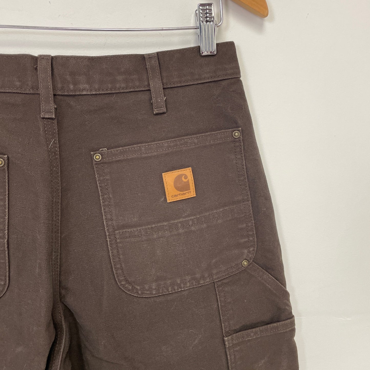 Carhartt double knee mocha brown 32