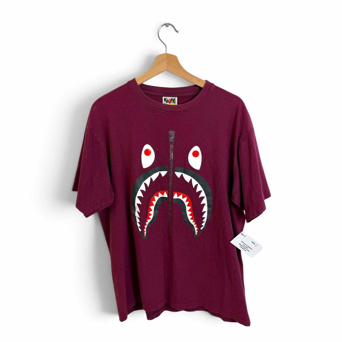 A Bathing Ape Red Bape Shark Shirt XL