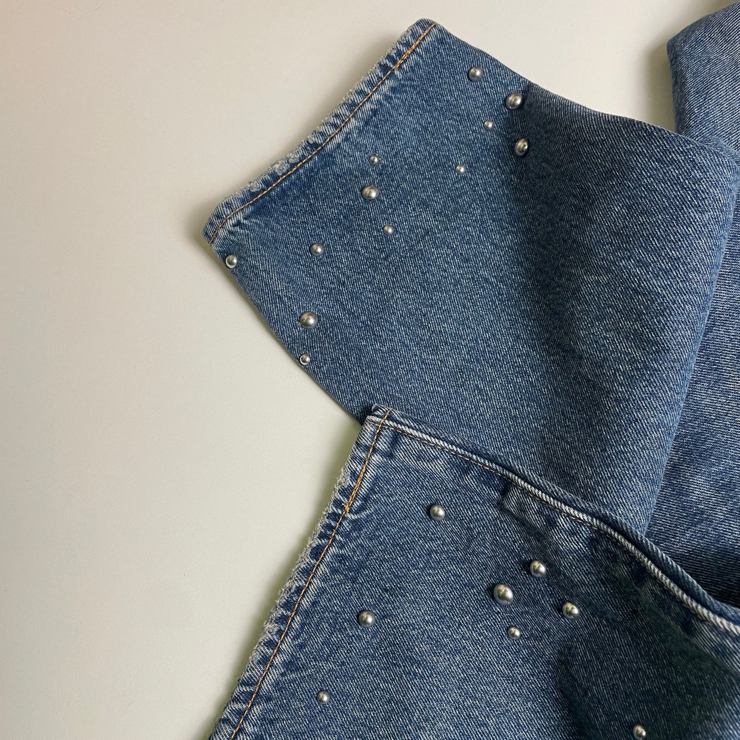 Levi’s 501 studded denim