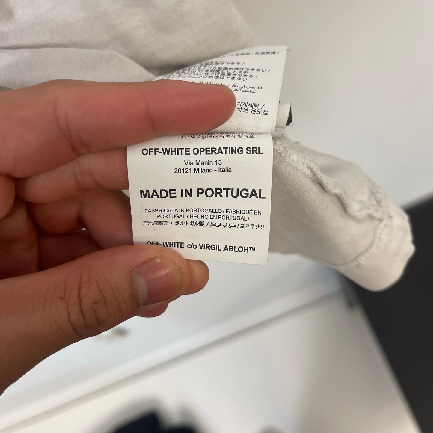 Off-White shirt Authentic White Caravaggio Arrow shirt L