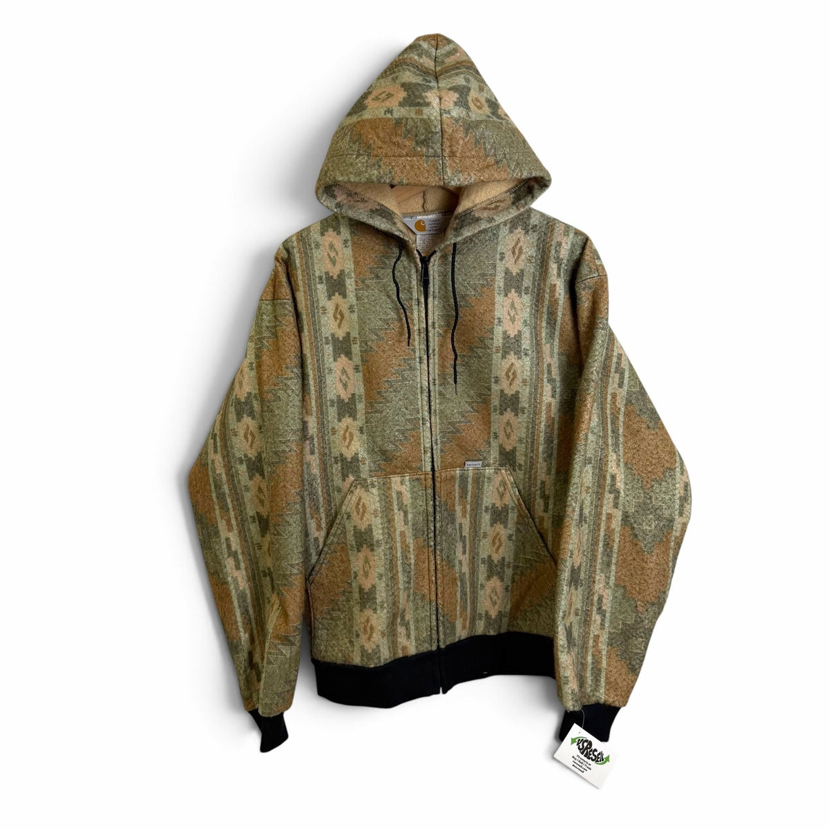 Vintage Carhartt Made In USA Aztec Active Jacket L