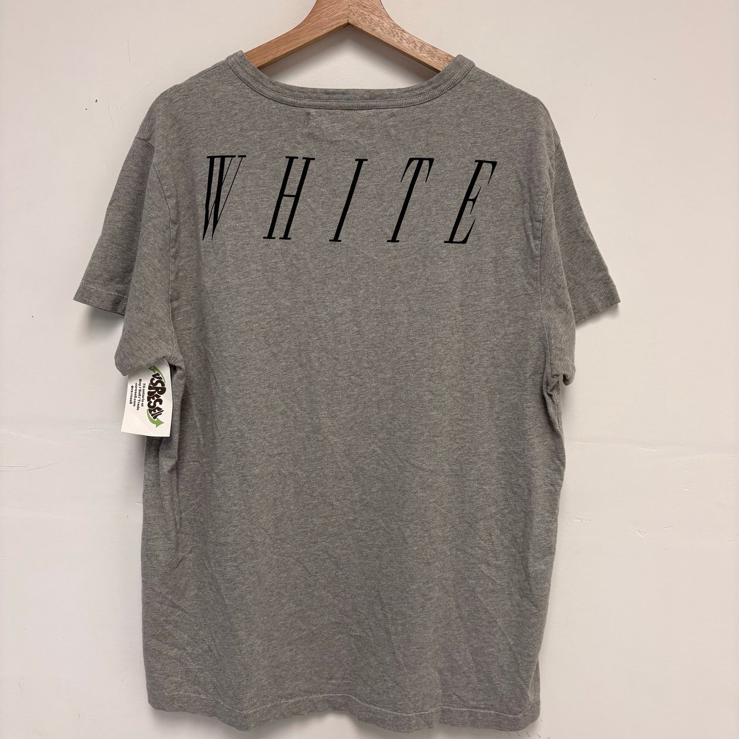 Off white Nebraska spellout logo tee XL
