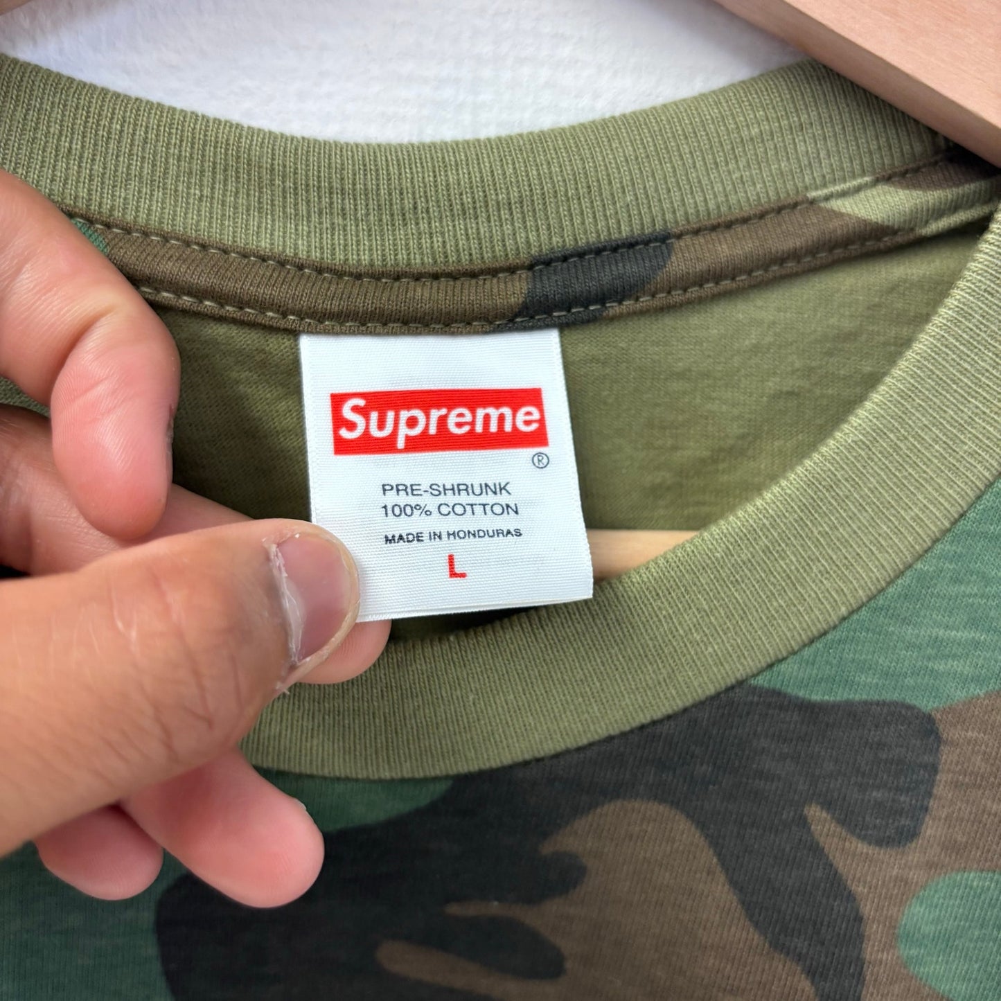 Supreme Arabic camo box logo DS L