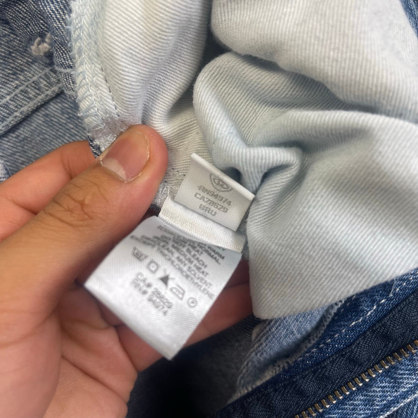 Stussy double knee lightwash denim jeans 28