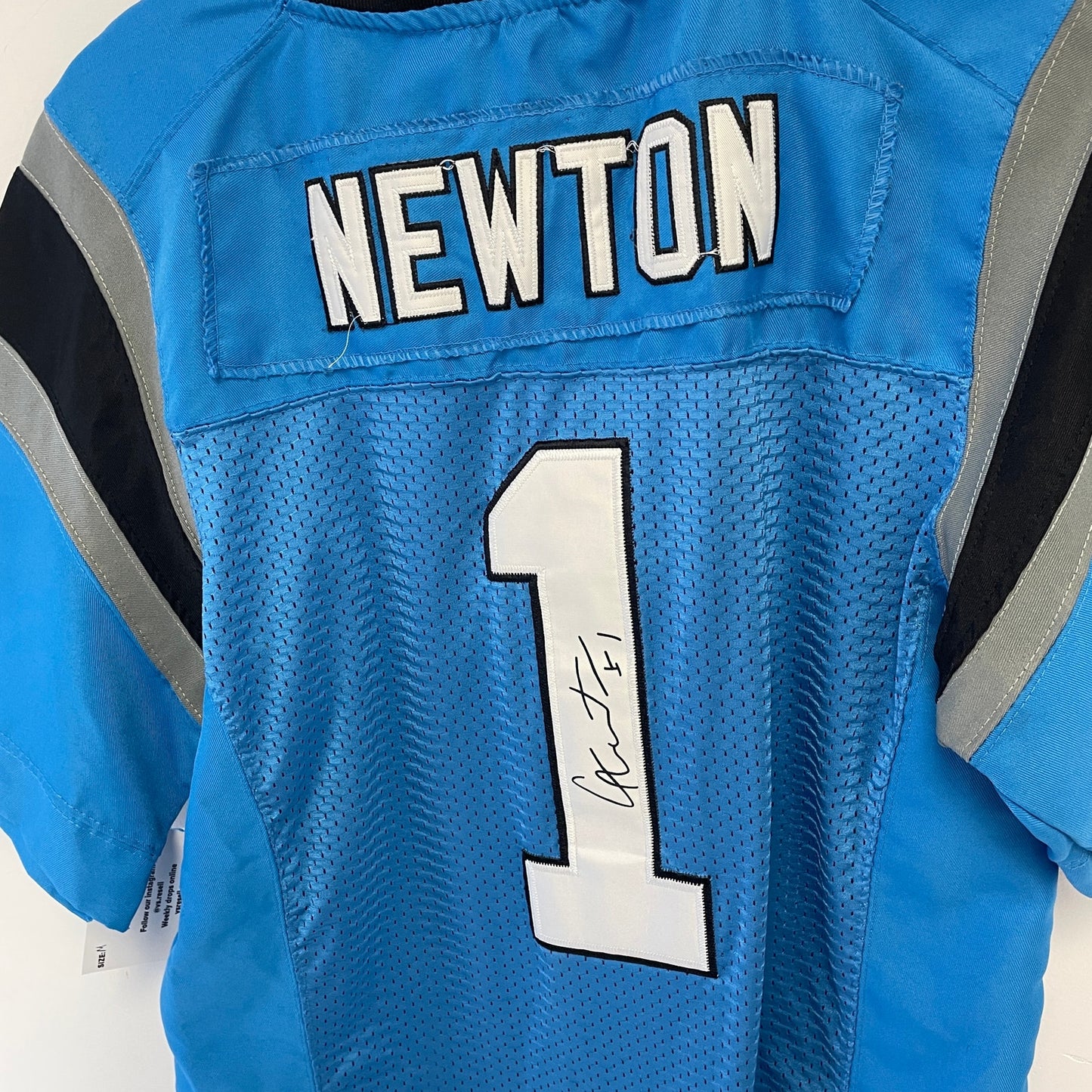 Nike Cam Newton Panthers signed Jersey M