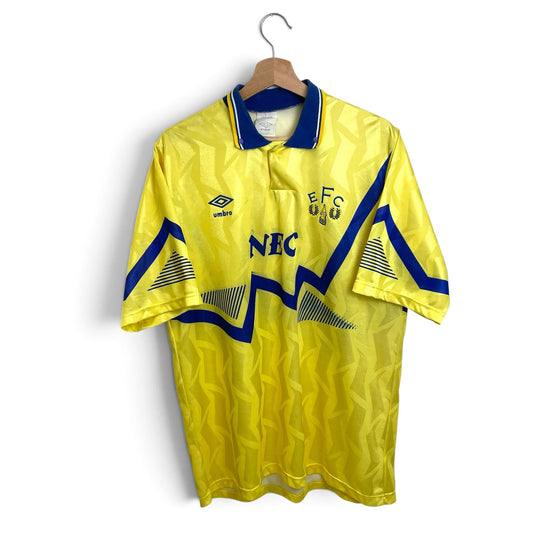 Vintage 1990-1992 Umbro Everton FC Away Jersey L