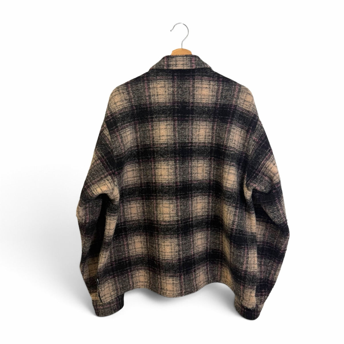 Stussy Plaid Wool Jacket L
