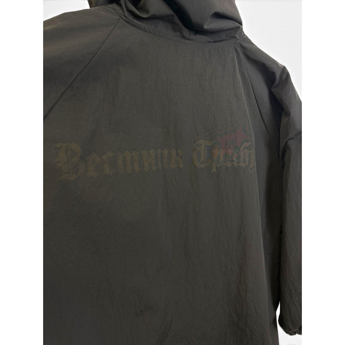 Yzy Trench Rain Coat Black 3/Xl