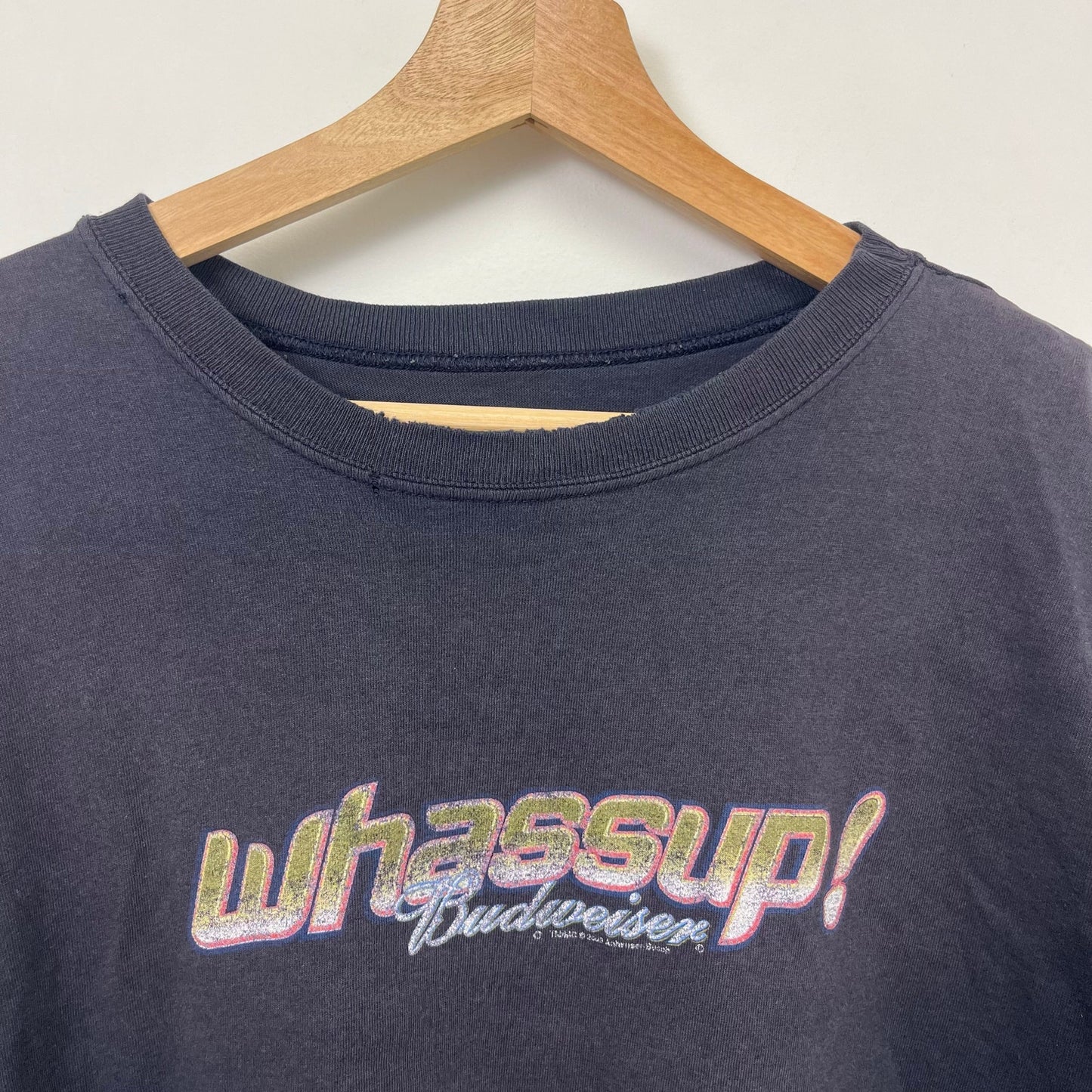 Vintage Vintage Budweiser Wassup! T-Shirt L