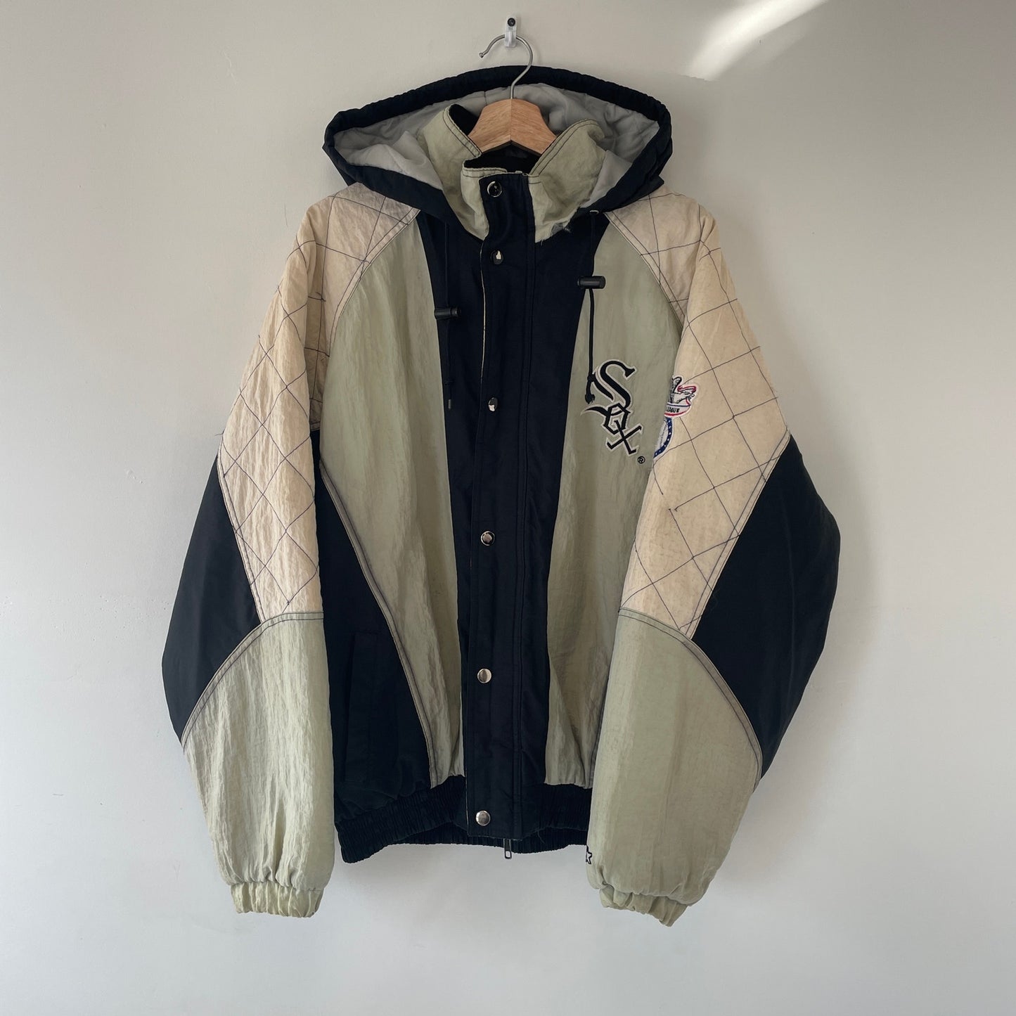 Vintage Chicago white sox starter puffer jacket L