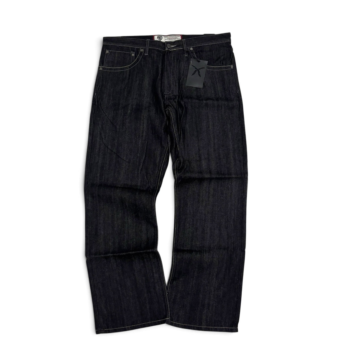 New Vintage Artful Dodge Raw Black Jeans 38