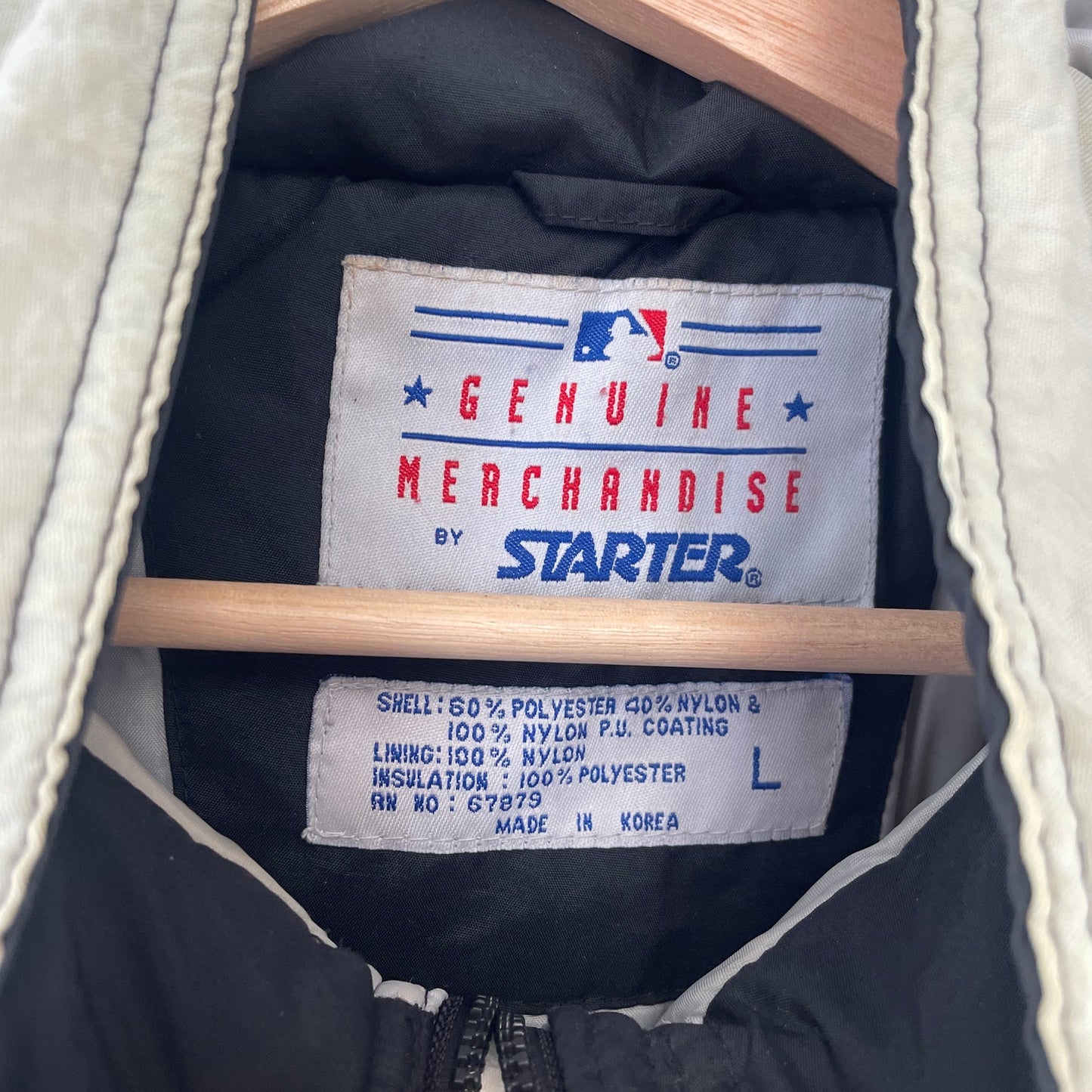 Vintage Chicago white sox starter puffer jacket L