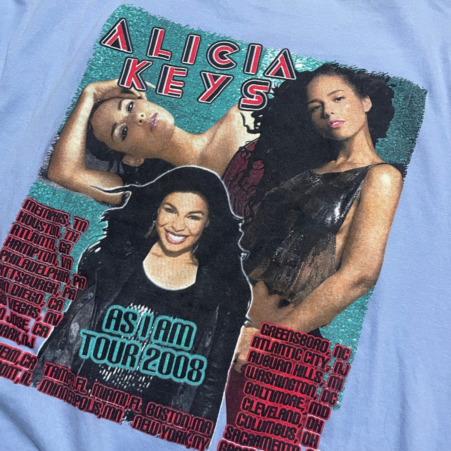 2008 alicia keys tour t XL