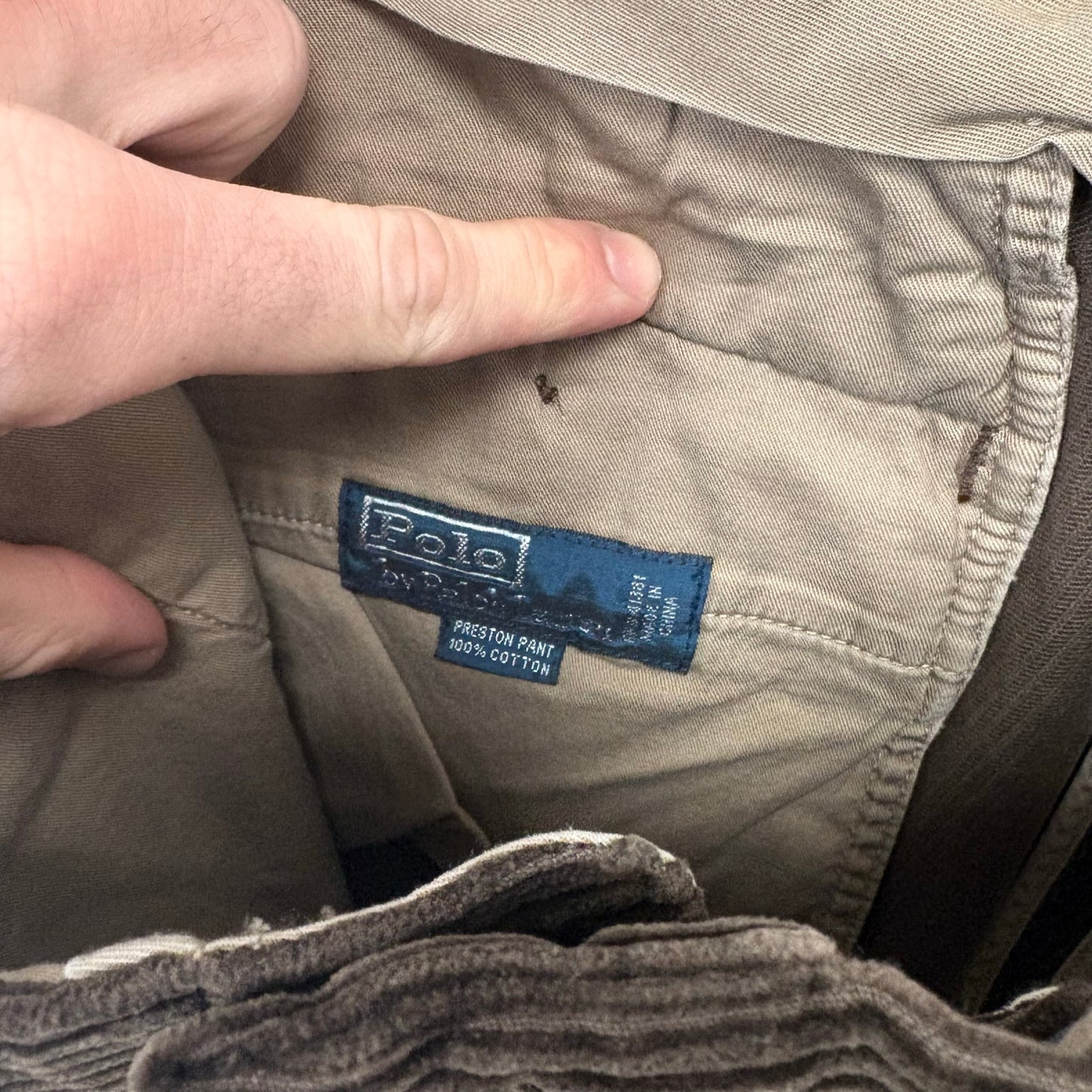 Polo Ralph Lauren Corduroy Pant NWT 36